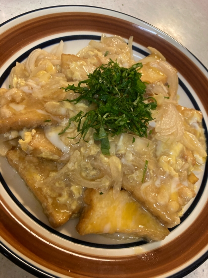ボリューム満点♡男子も大満足♡厚揚げのカツ煮風