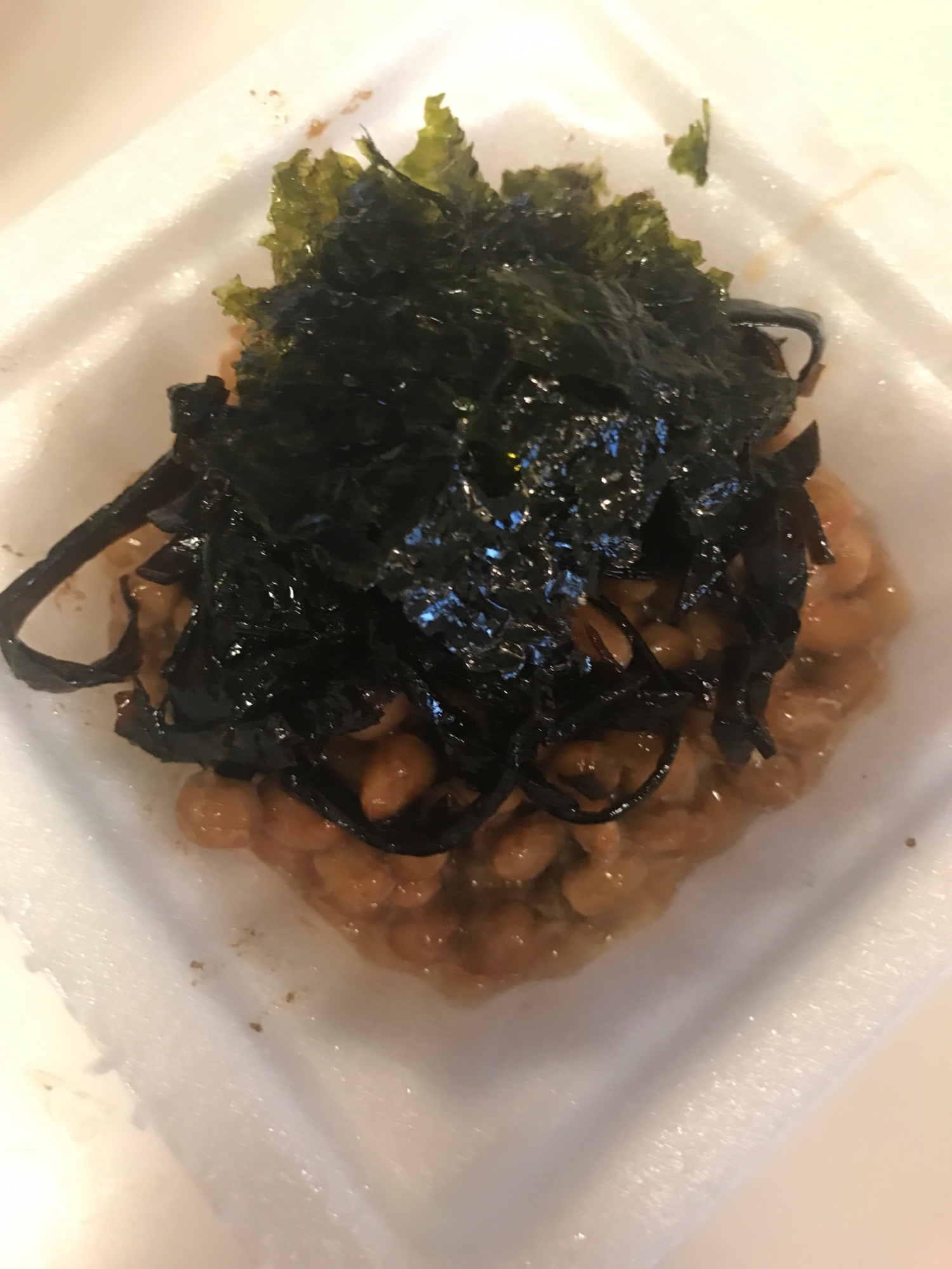 韓国海苔と昆布の佃煮納豆