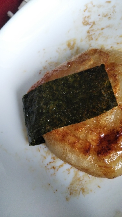 簡単　餅の磯辺焼き