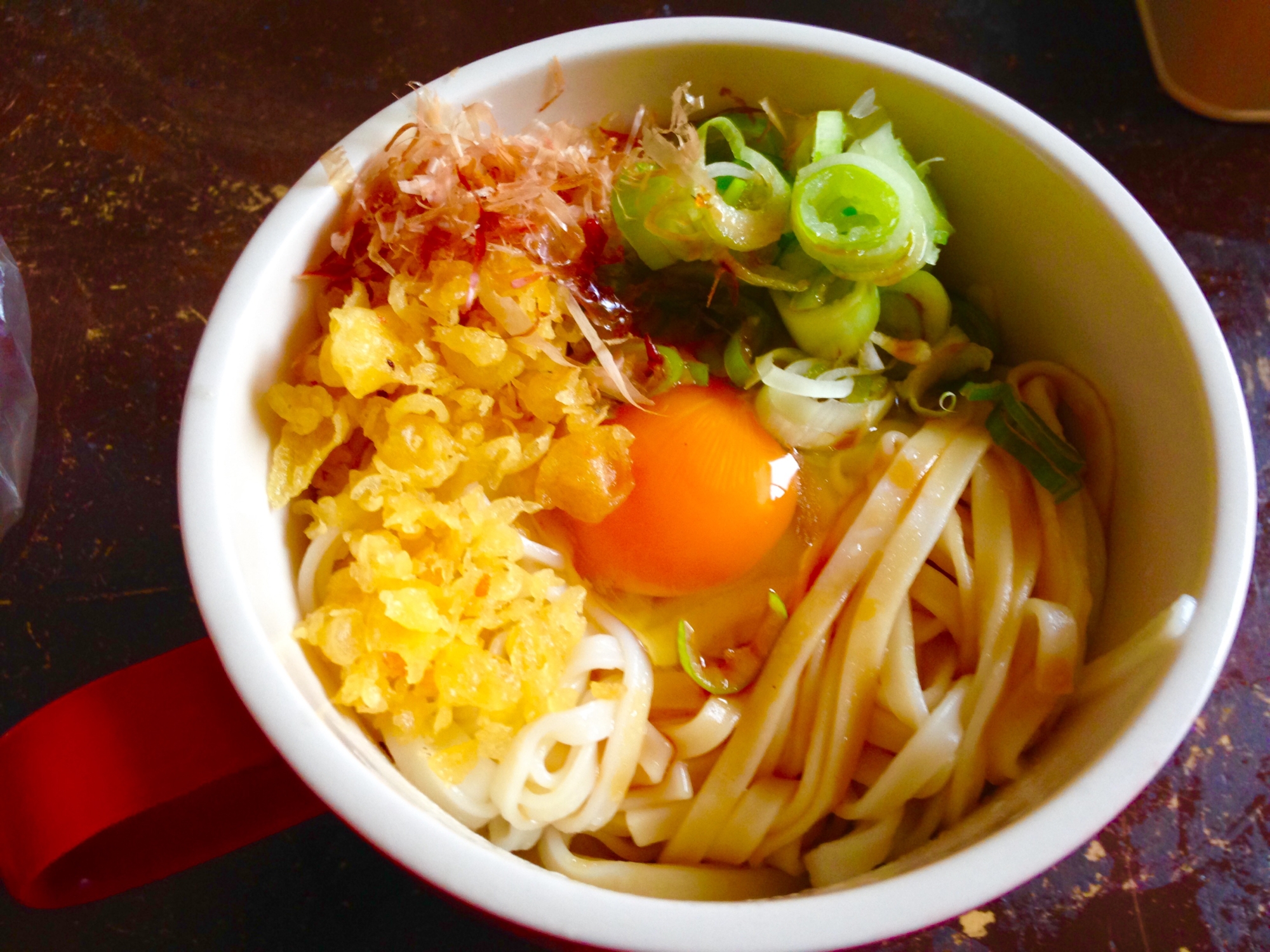 節約ランチ 簡単だし醤油かけ釜玉うどん レシピ 作り方 By うみ ひま 楽天レシピ