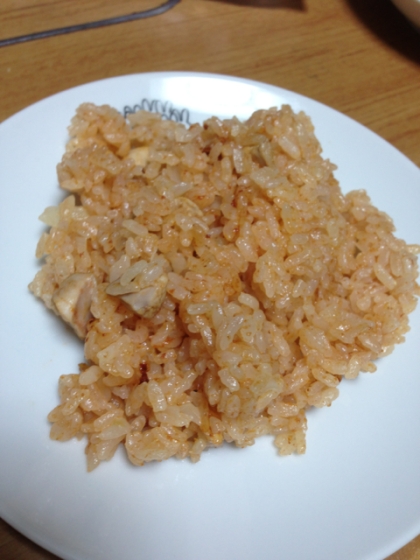 炊飯器でチキンライス