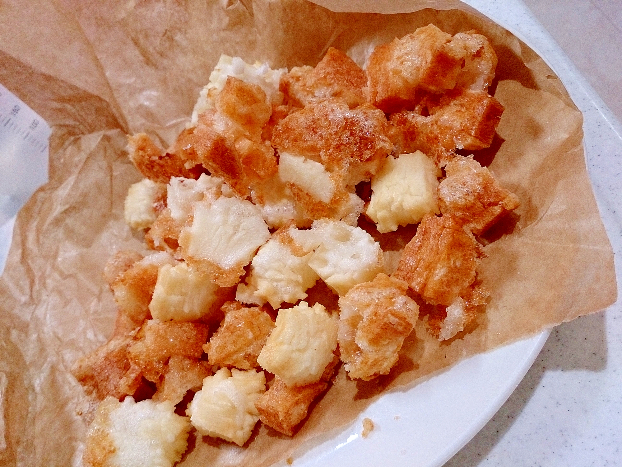 余った切り餅で定番簡単おかき レシピ 作り方 By Hideok8 楽天レシピ