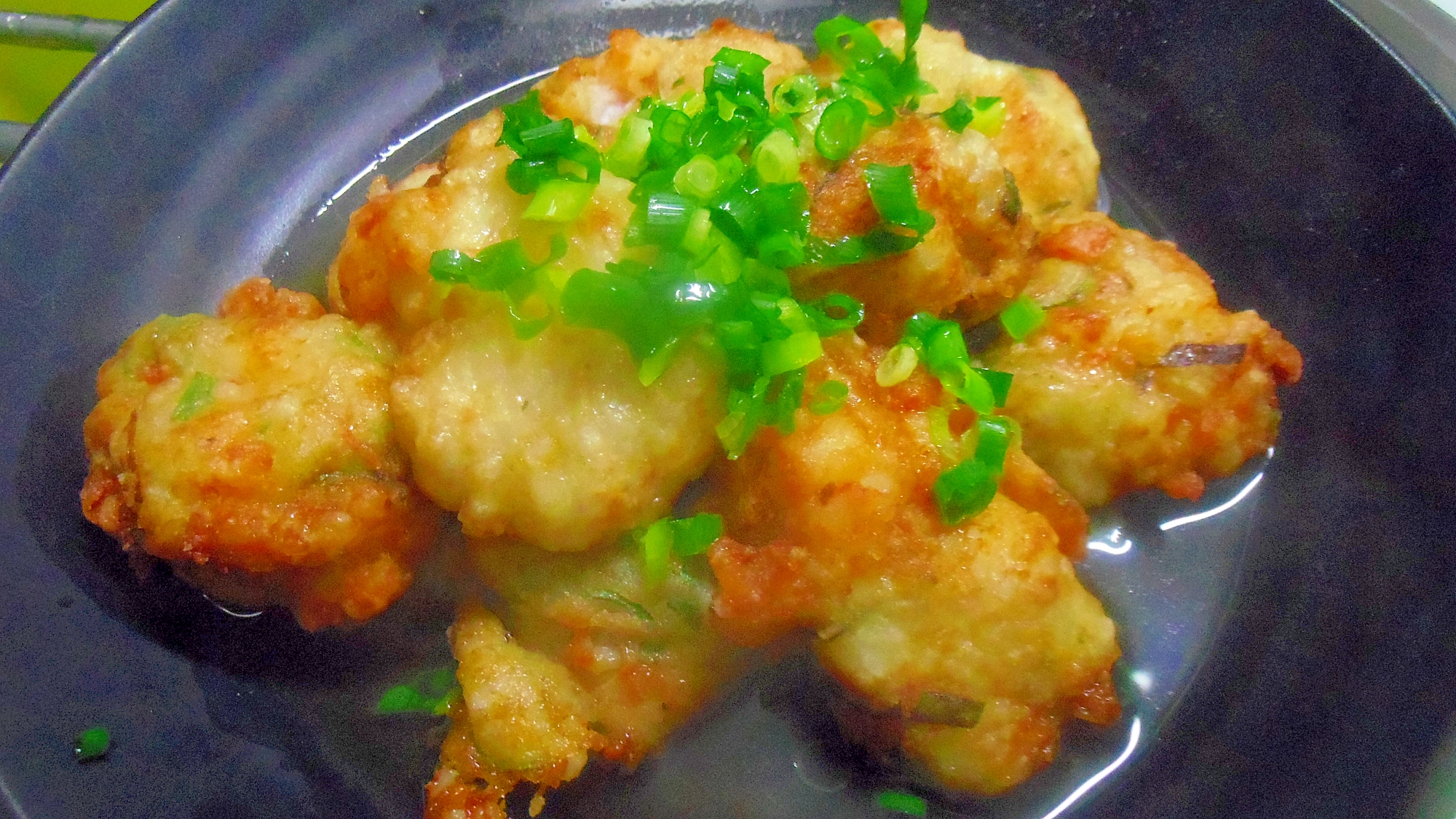えびと里芋の揚げ出しだんご