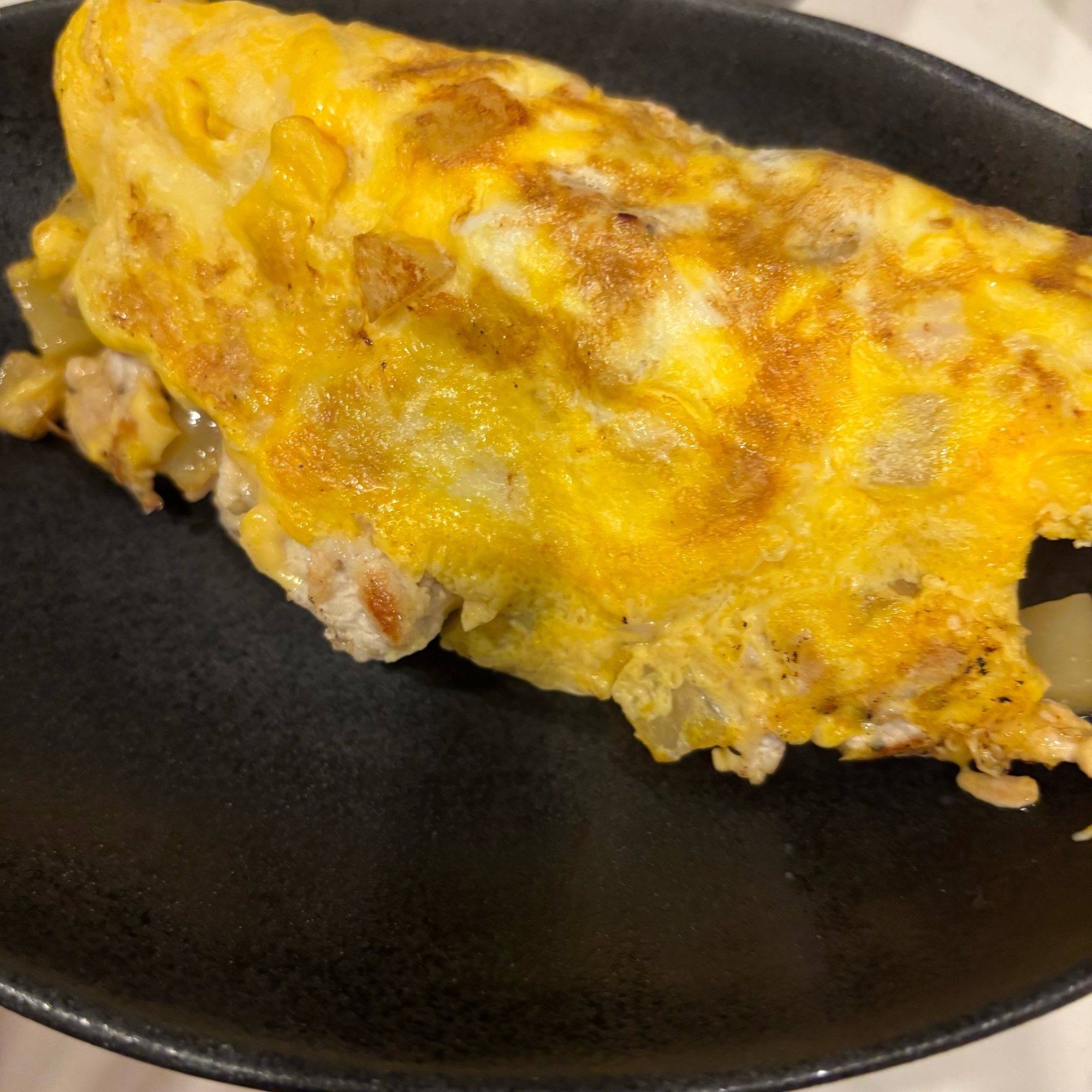 和風鶏ひきオムレツ