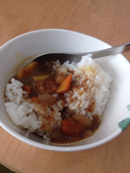 隠し味を入れて、絶品カレーに♪