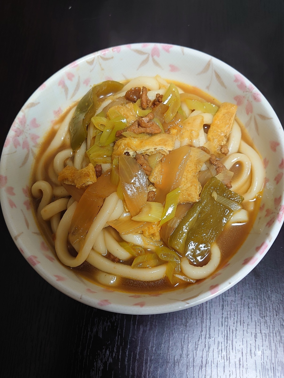 カレーの残りでカレーうどん