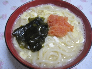 ♪明太子にゅうめん♪