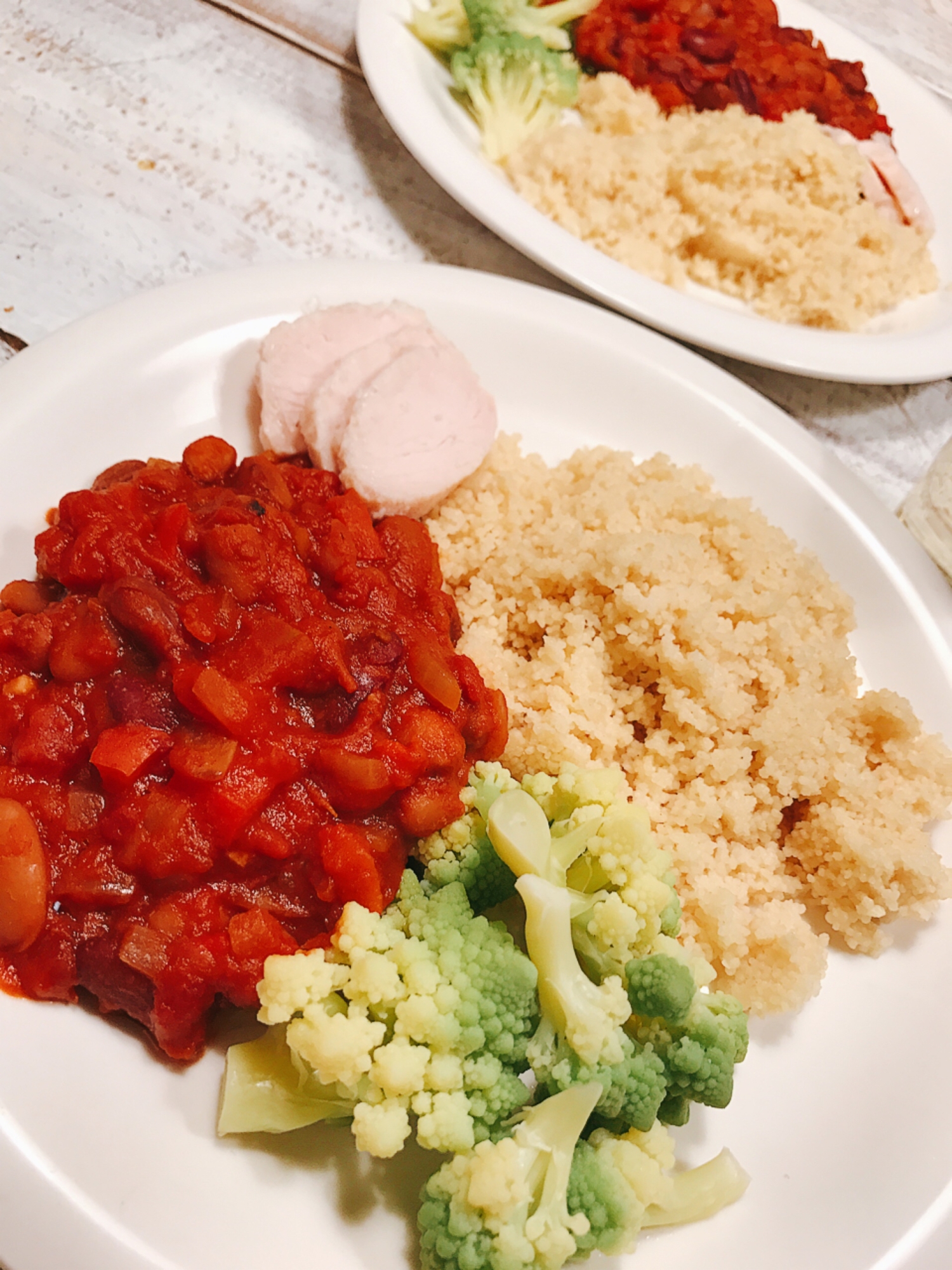 ワインにピッタリ！豆のトマト煮込み！