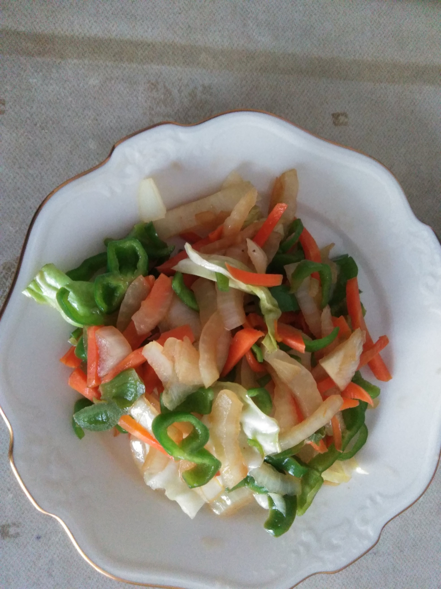 野菜のカレー炒め