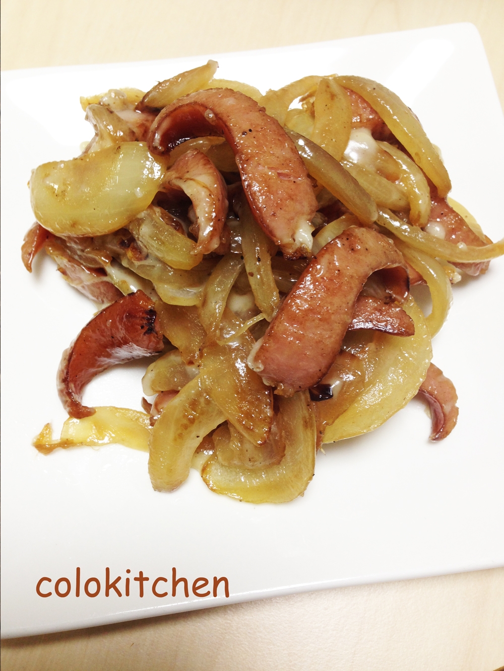 簡単おつまみ ウインナー玉ねぎチーズ焼き レシピ 作り方 By Colokitchen 楽天レシピ