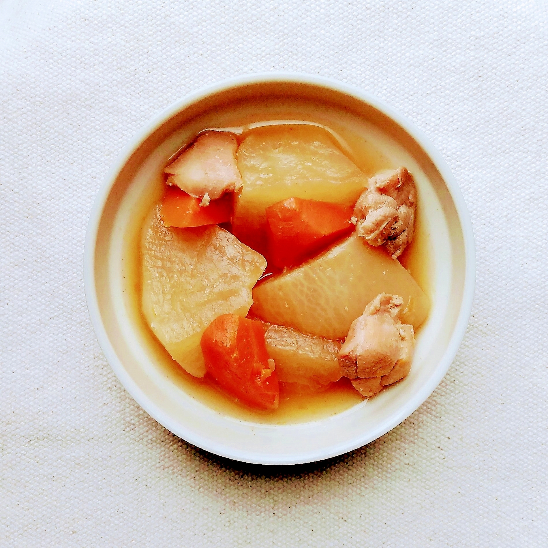 圧力鍋で作る★鶏肉と大根の煮物