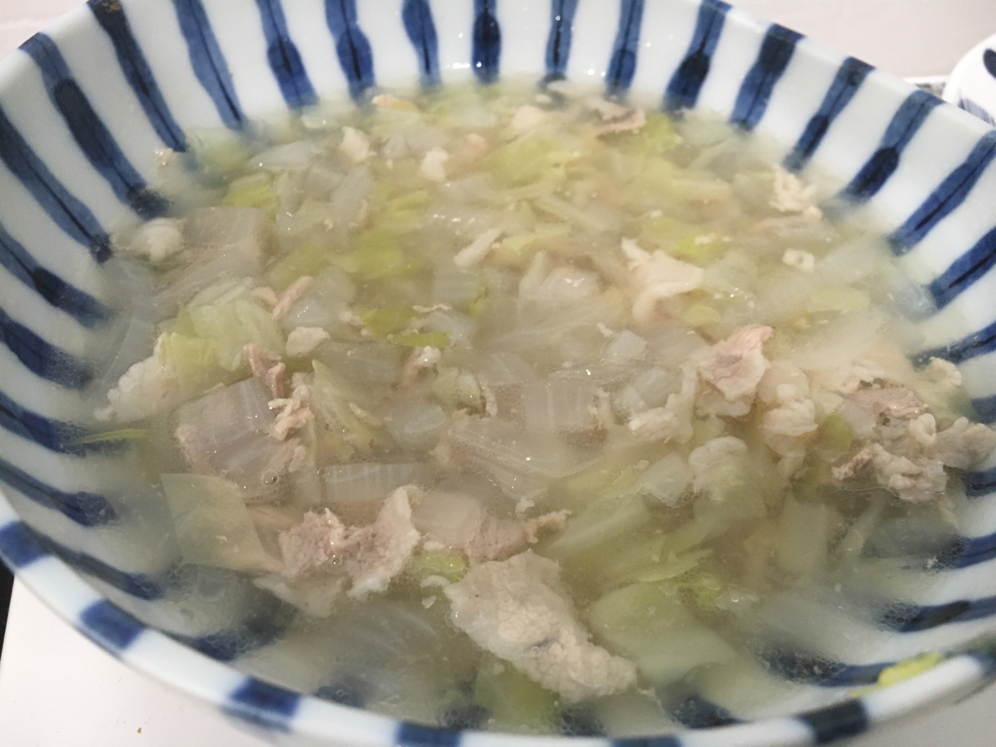 離乳食 後期 豚肉と野菜の和風煮。