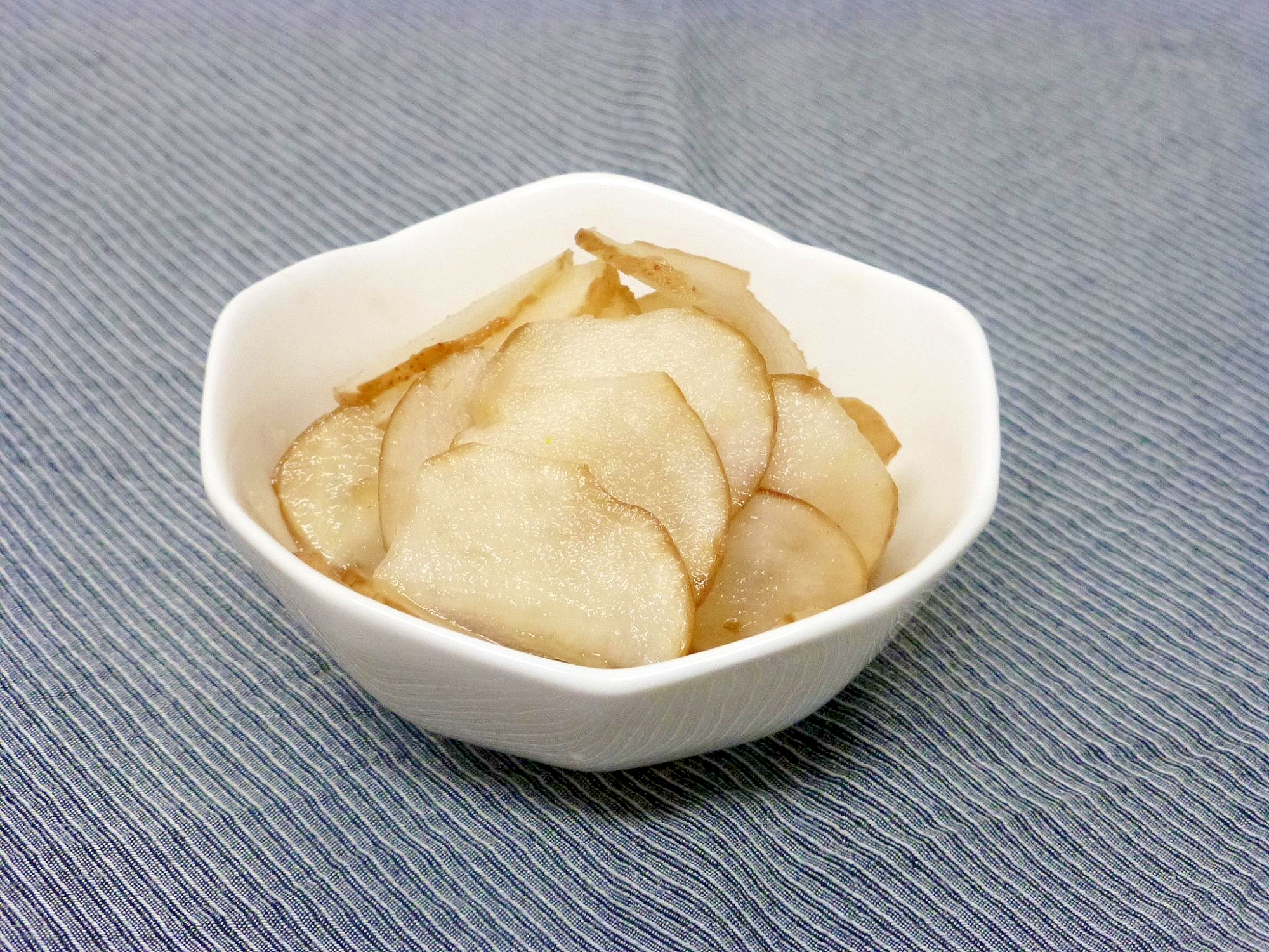 キクイモの甘酢漬け(柚子胡椒風味)
