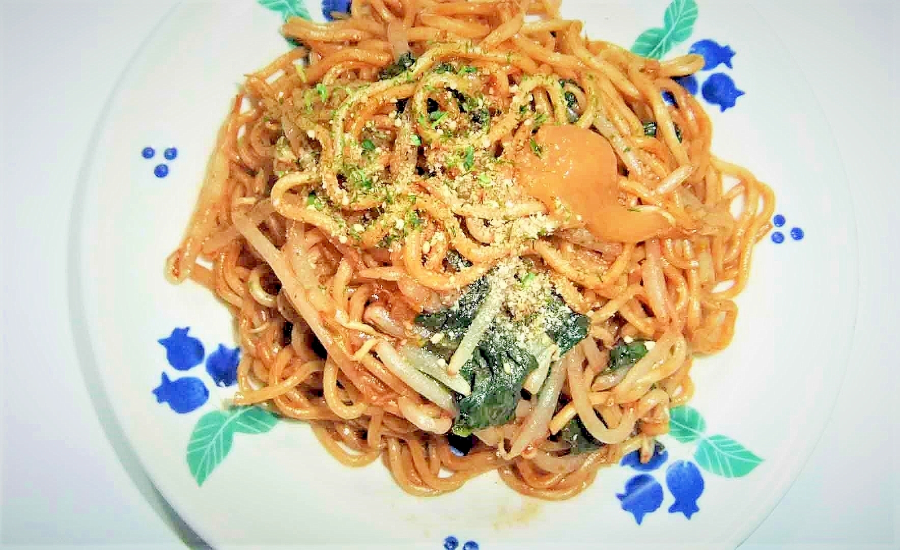 梅ゴマ青のり焼きそば