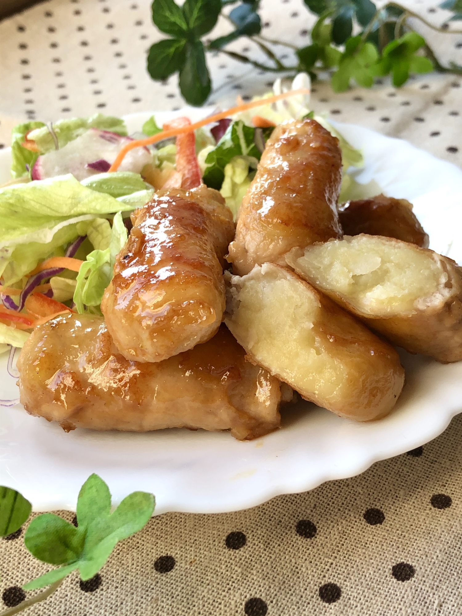 うまっ♡マッシュポテトとチーズの肉巻き