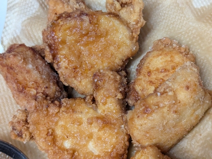 オリーブオイルで☆鶏の揚げ焼き