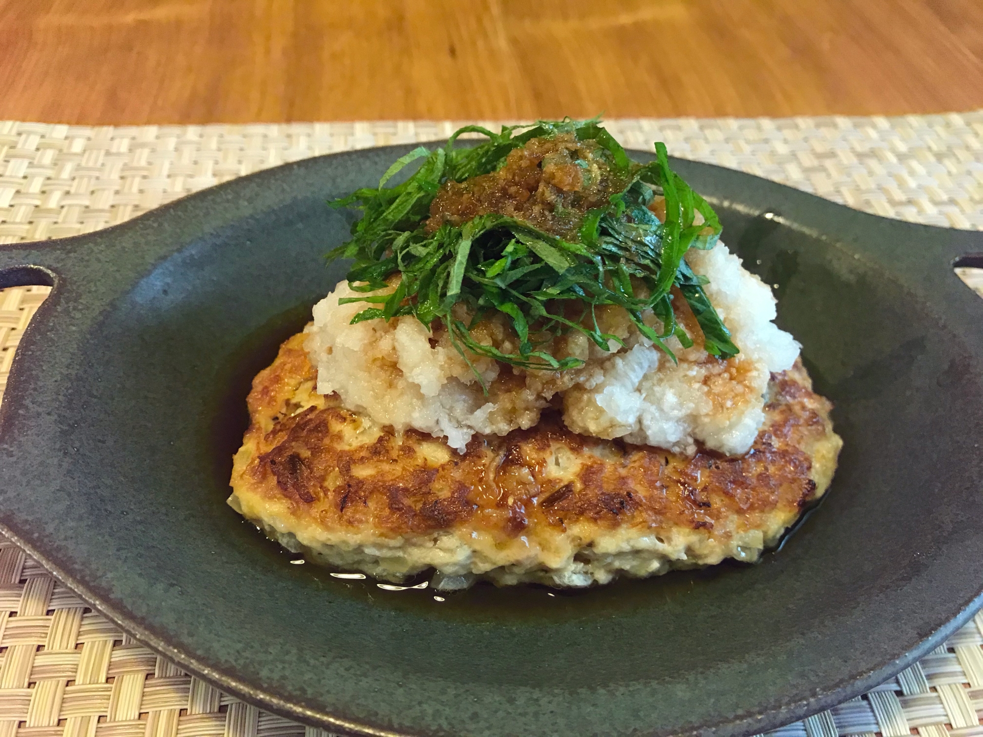 ヘルシージューシーおろし豆腐ハンバーグ！！