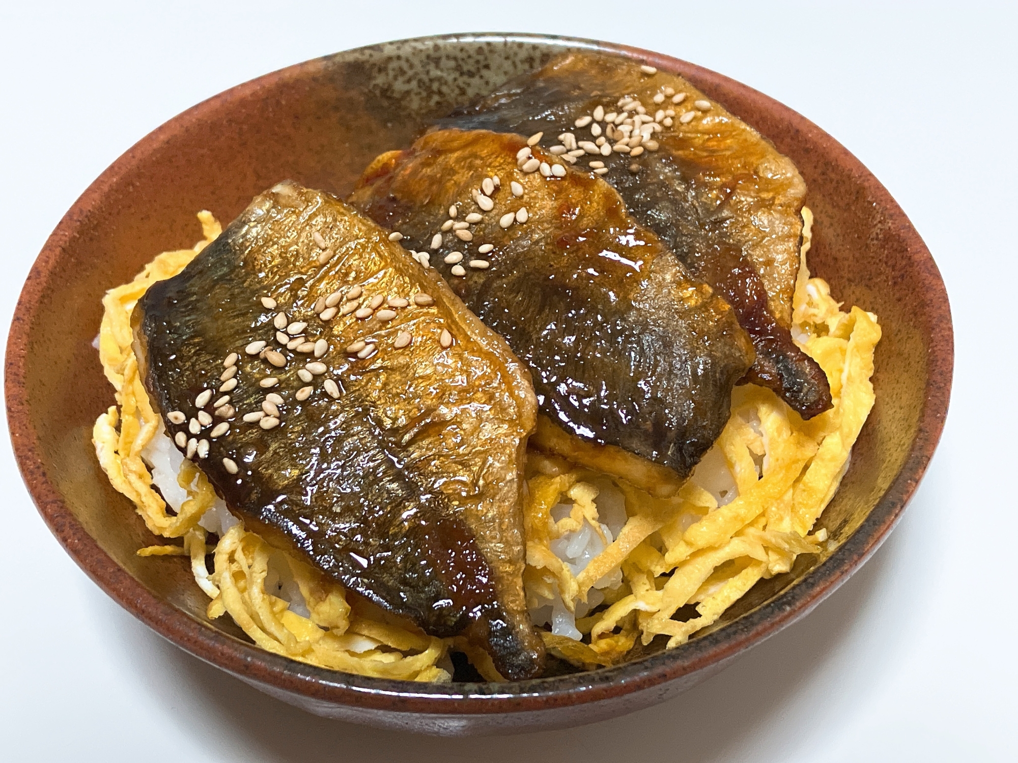 鯵のかば焼き丼