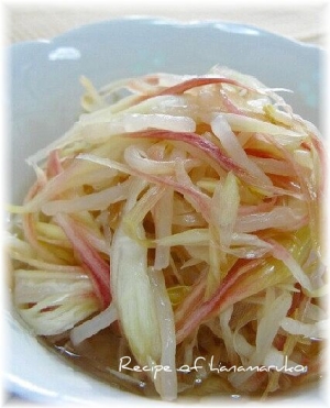 箸休めに もやしとみょうがの甘酢漬け レシピ 作り方 By はなまる子 楽天レシピ