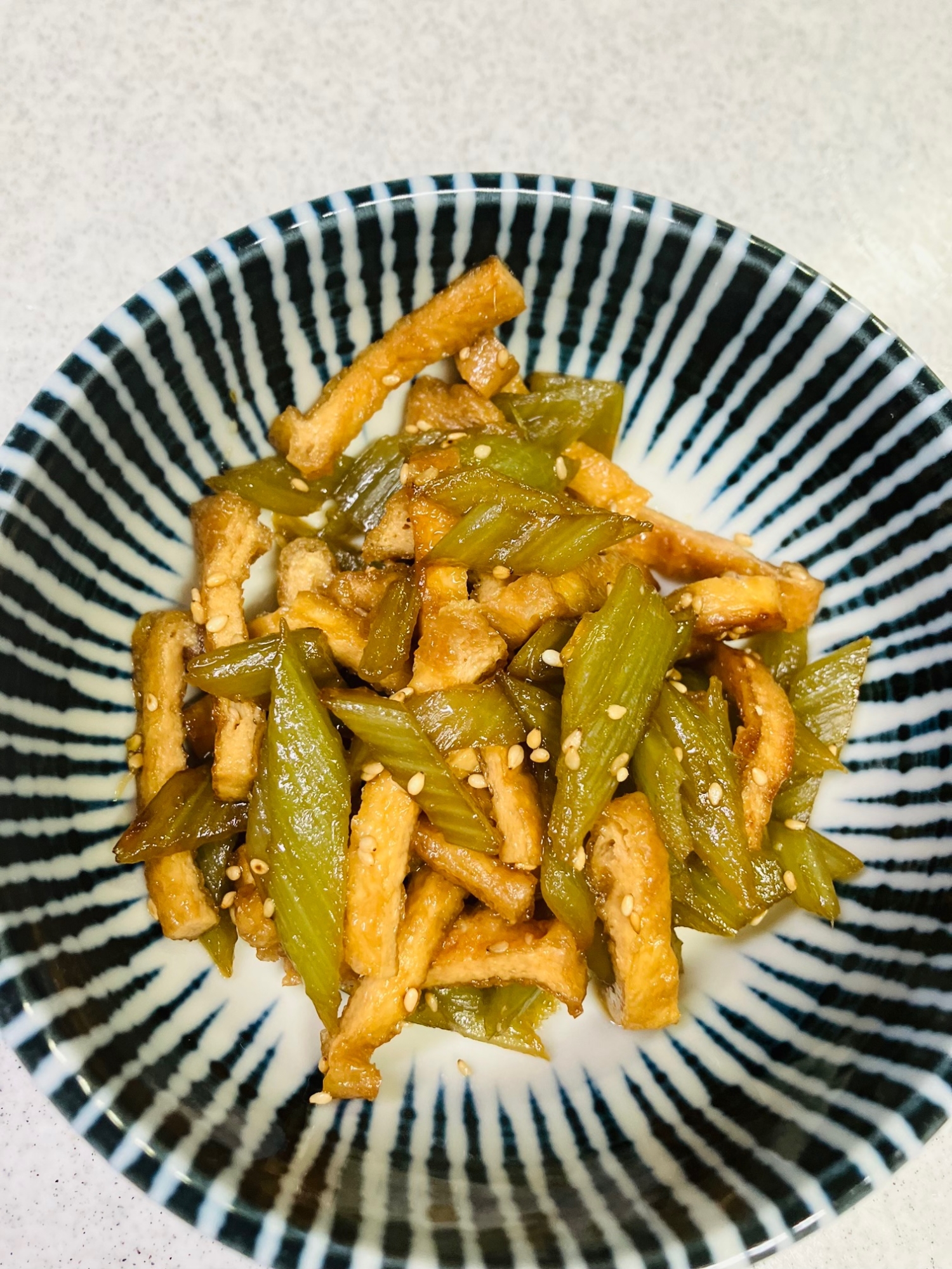 お弁当用〜ふきと油揚げの甘辛炒め