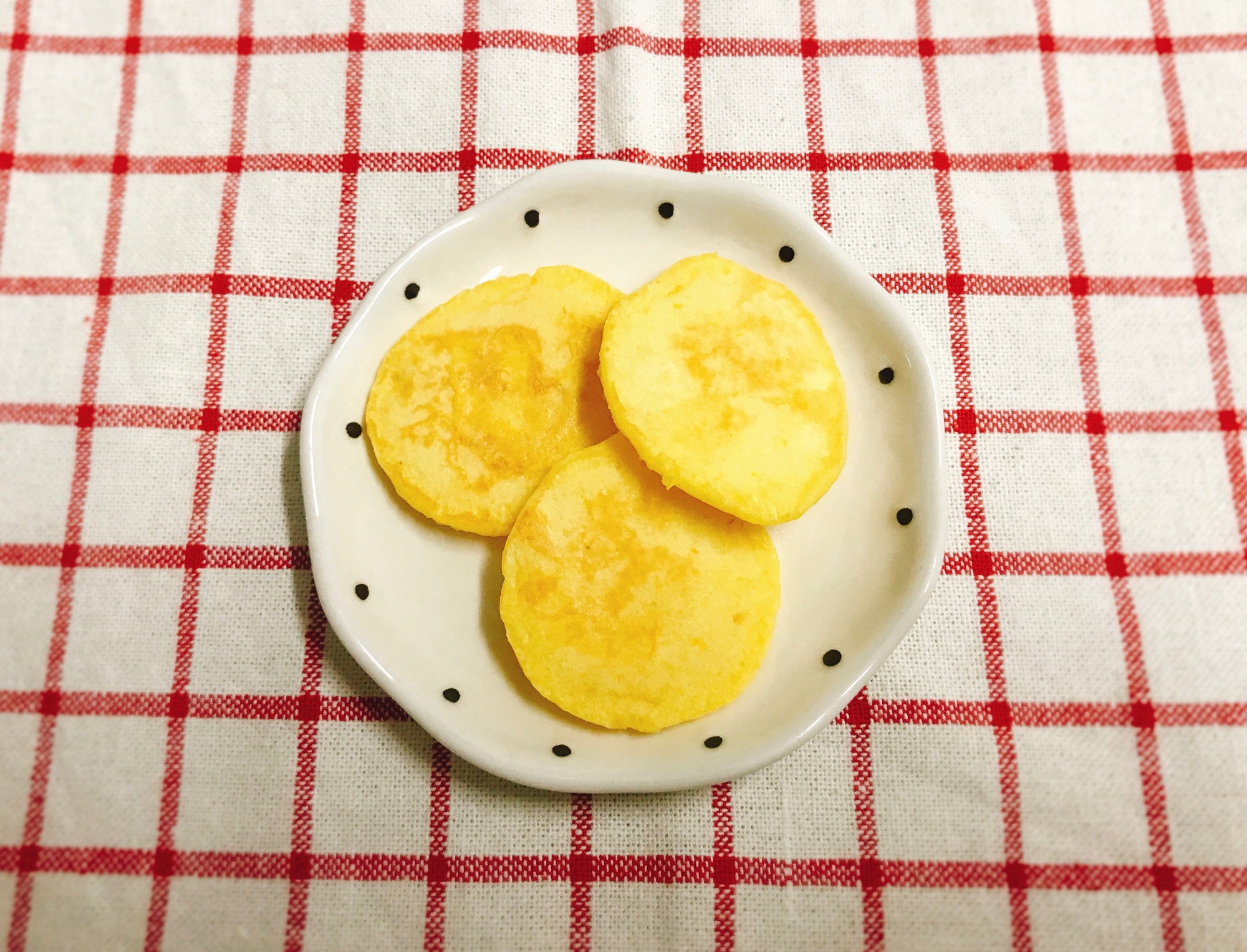 【離乳食】ホットケーキミックスのかぼちゃパンケーキ