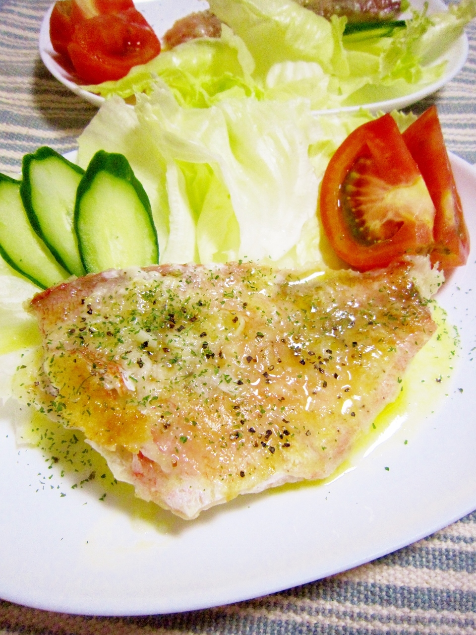 赤魚のムニエル ガリバタソース レシピ 作り方 By yamat 楽天レシピ 赤魚のムニエル ガリバタソース レシピ 作り方 By yamat 楽天レシピ