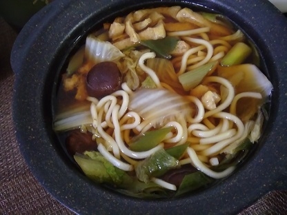 うどんだしで簡単に！うどんすき