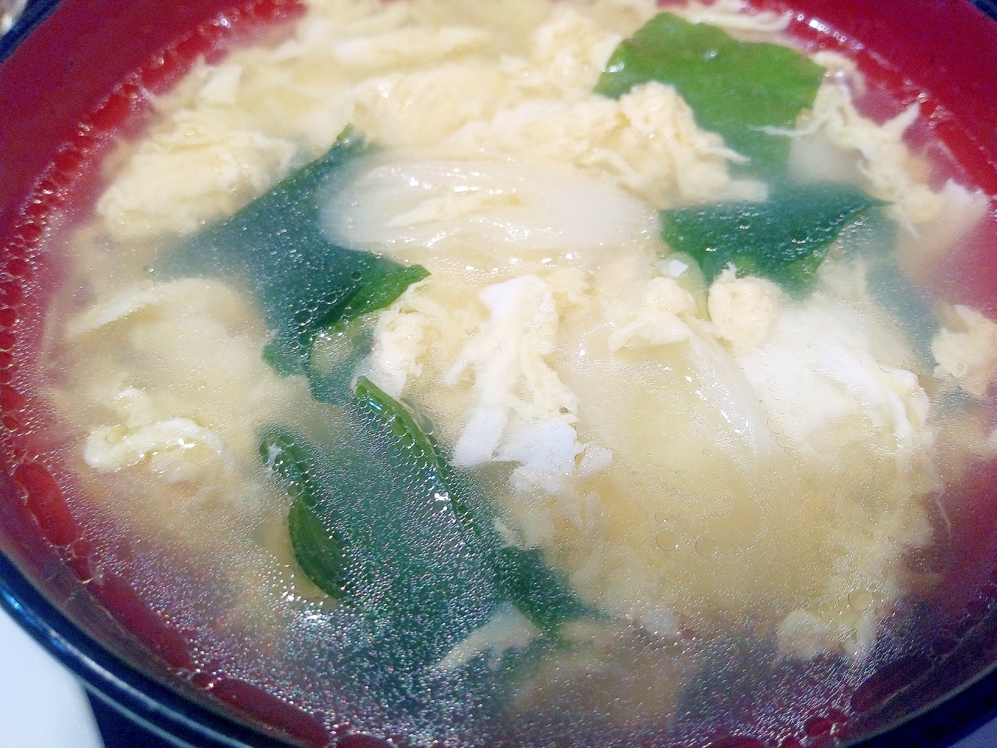 たまごとわかめの中華スープ☆