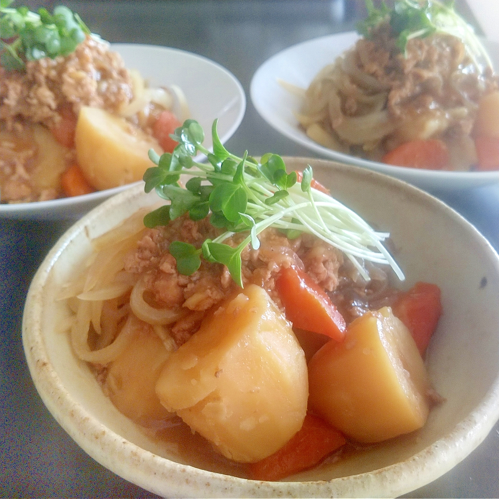 【圧力鍋】豚肉の肉じゃが