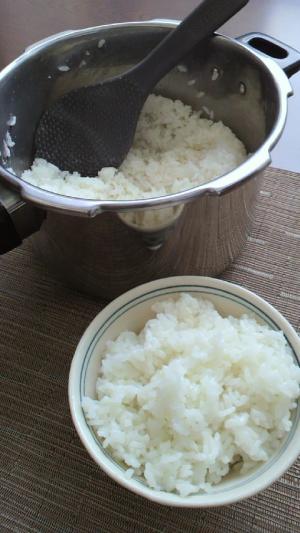 節電!!圧力なべde炊飯