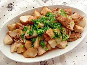 甘みと酸味が絶妙!里芋と厚揚げのバルサミコ醤油煮