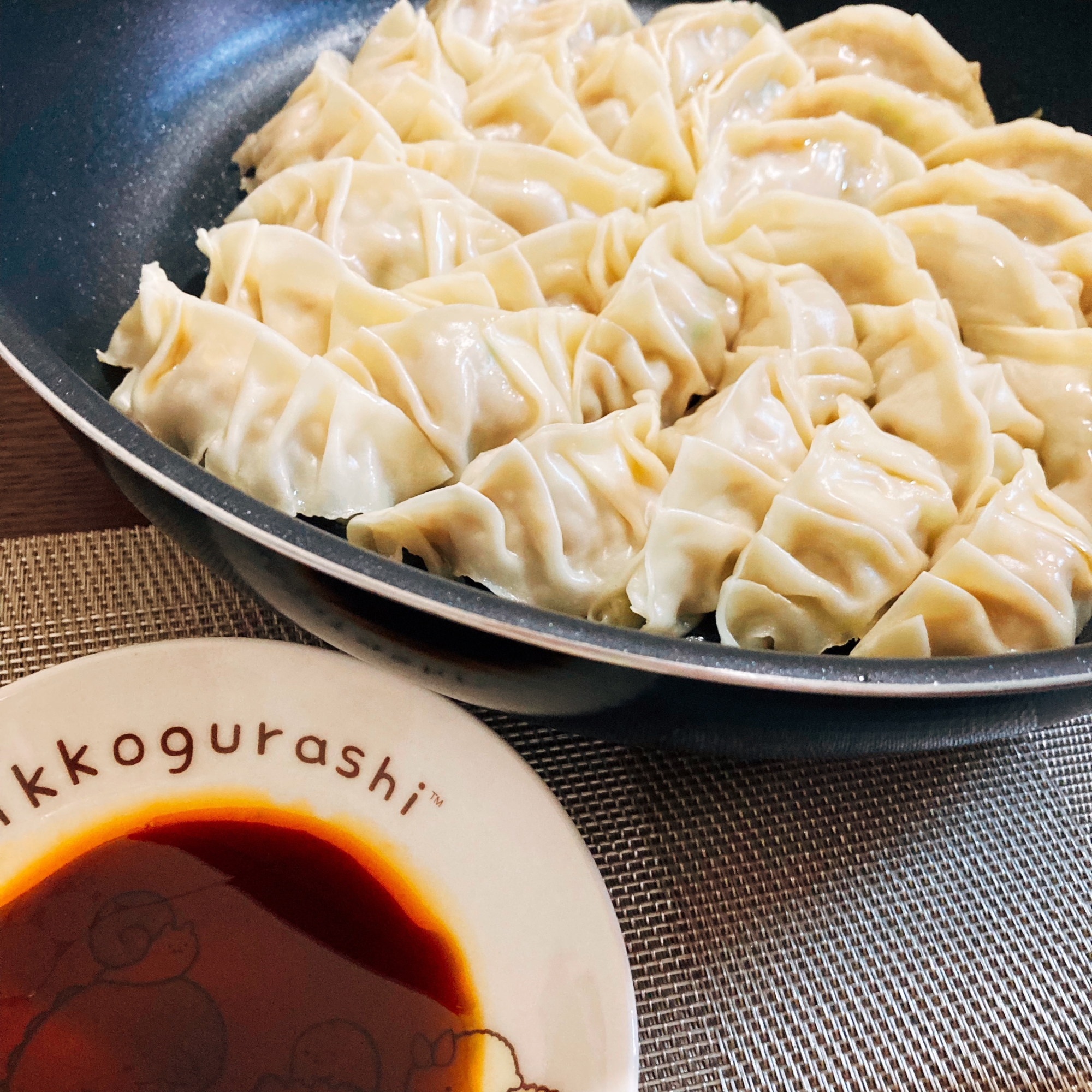 おいしい餃子の焼き方と黄金比のタレ♪