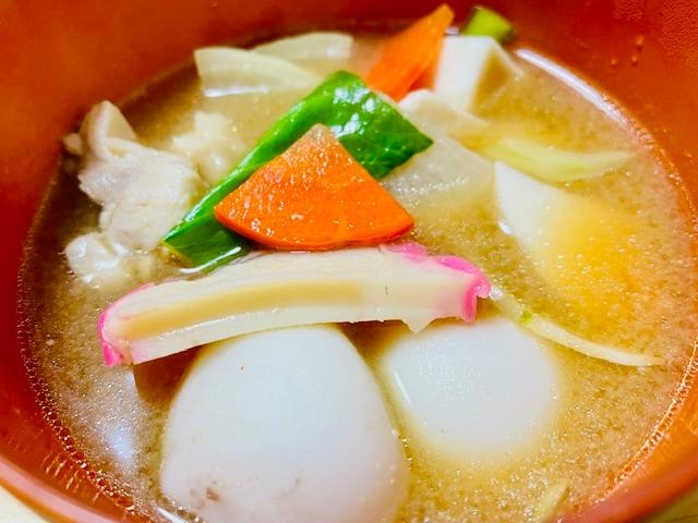 香川の郷土料理、あん餅雑煮