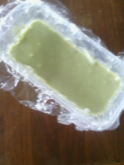 小麦粉で作る 抹茶味のくずもち風和菓子 レシピ 作り方 By ヘルムート 楽天レシピ