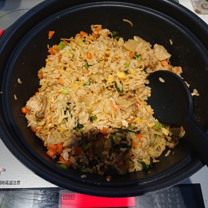 鶏ひき肉のそばめしꕤ︎︎ ·͜·