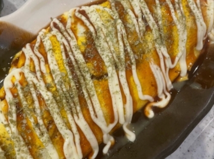 節約ヘルシー♪オムキャベもやし