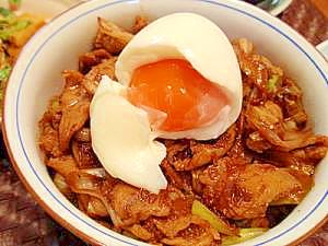 超簡単！豚肉のしょうが焼き丼