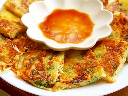 小麦粉不使用!じゃが芋と大葉の野菜チヂミ