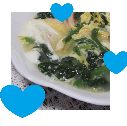 月のおとさん、味噌風味の卵スープを作りました♪
とっても美味しいレシピ、いつもありがとうございます！！
良い１日をお過ごしくださいませ☆☆☆