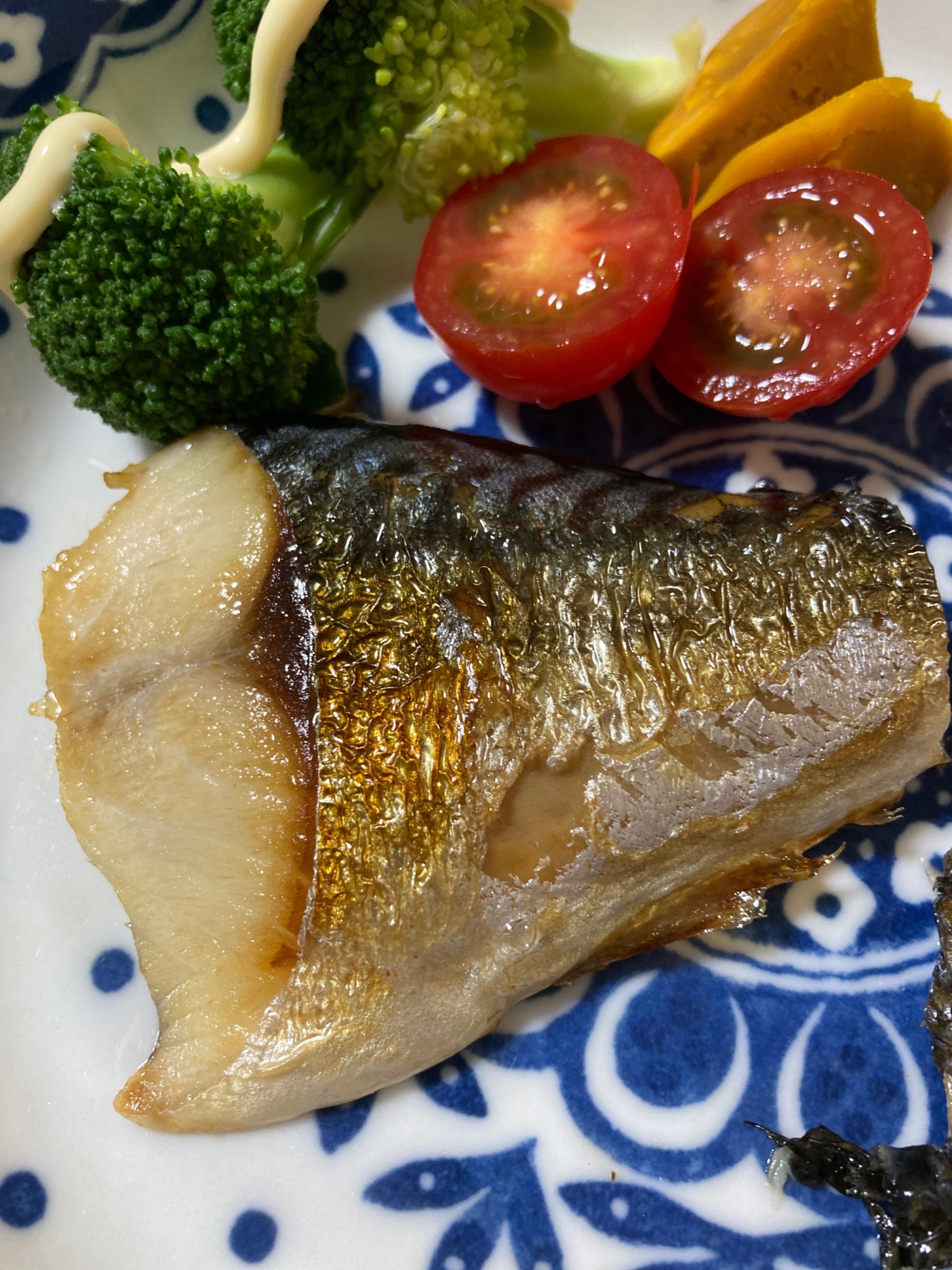 鯖の塩焼き　　フライパンで簡単に焼ける方法