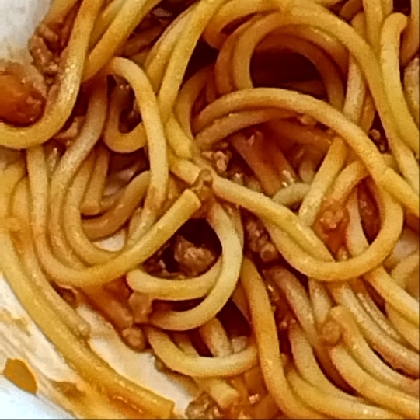 簡単ミートパスタ