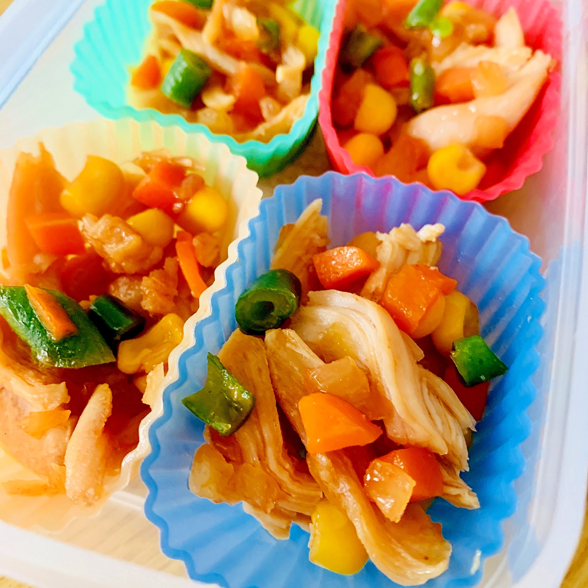 冷凍ささみとミックスベジタブルで簡単お弁当用おかず レシピ 作り方 By おるがん 楽天レシピ 冷凍ささみとミックスベジタブルで簡単お弁当用おかず レシピ 作り方 By おるがん 楽天レシピ