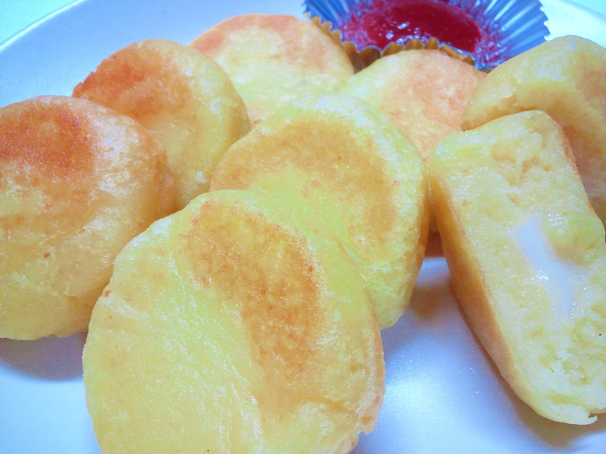 居酒屋さんの カマンベールチーズいももち レシピ 作り方 By しゅうくりいむ 楽天レシピ