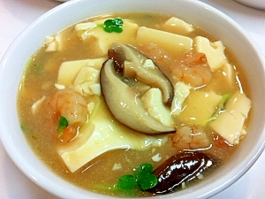 本格中華惣菜☆むき海老と豆腐の煮物