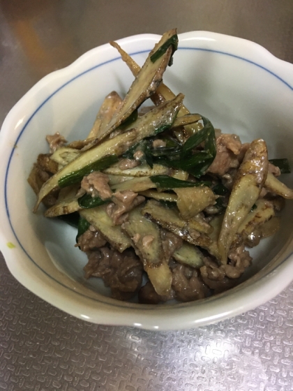 ご飯がすすむ☆牛肉とごぼうの煮もの