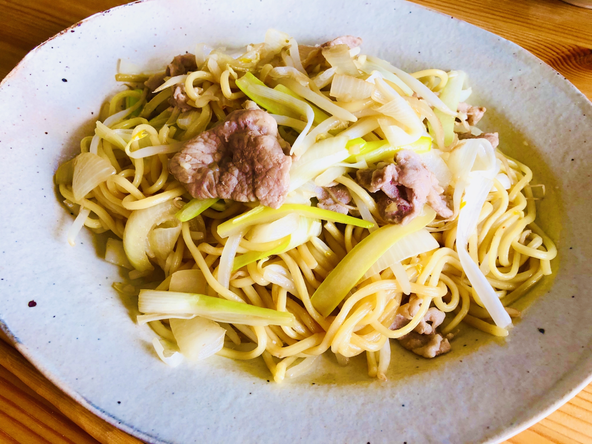 にんにくたっぷり☆醤油焼きそば