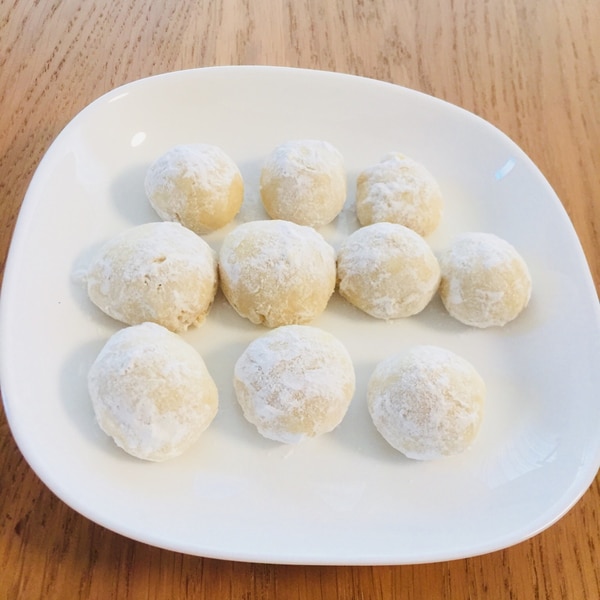 レンジで簡単 スノーボールクッキー レシピ 作り方 By しゅがけおり 楽天レシピ レンジで簡単 スノーボールクッキー レシピ 作り方 By しゅがけおり 楽天レシピ