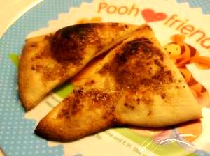 シナモンシュガーのほんのり甘いデザートピザ レシピ 作り方 By ぱぱんぱんぱん 楽天レシピ