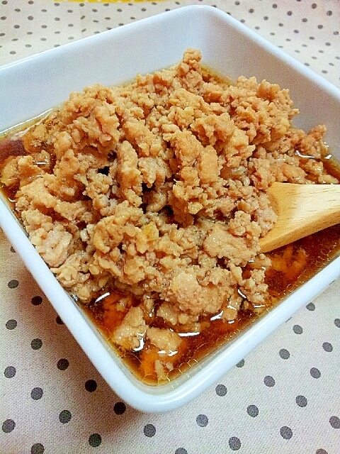 ✿汁だく❤鶏そぼろ