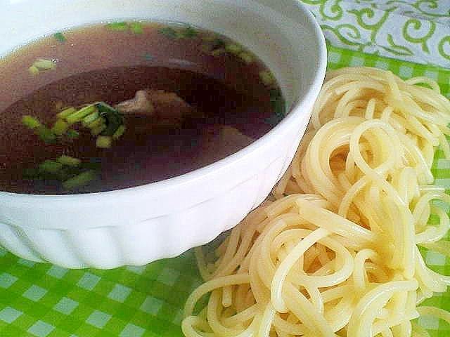 レモンで減塩♪肉汁つけ麺